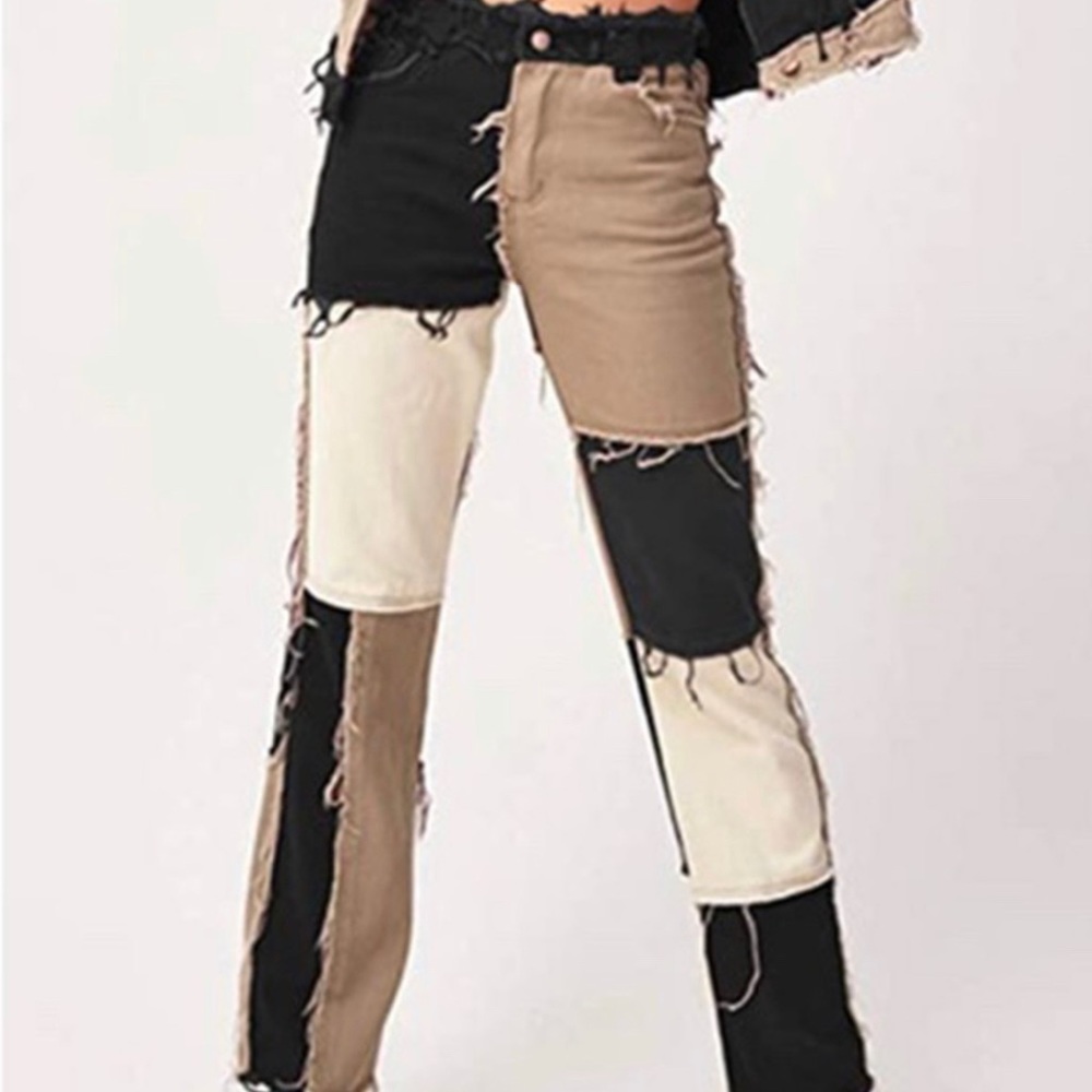 Jaded London Patchwork Pants Dupe